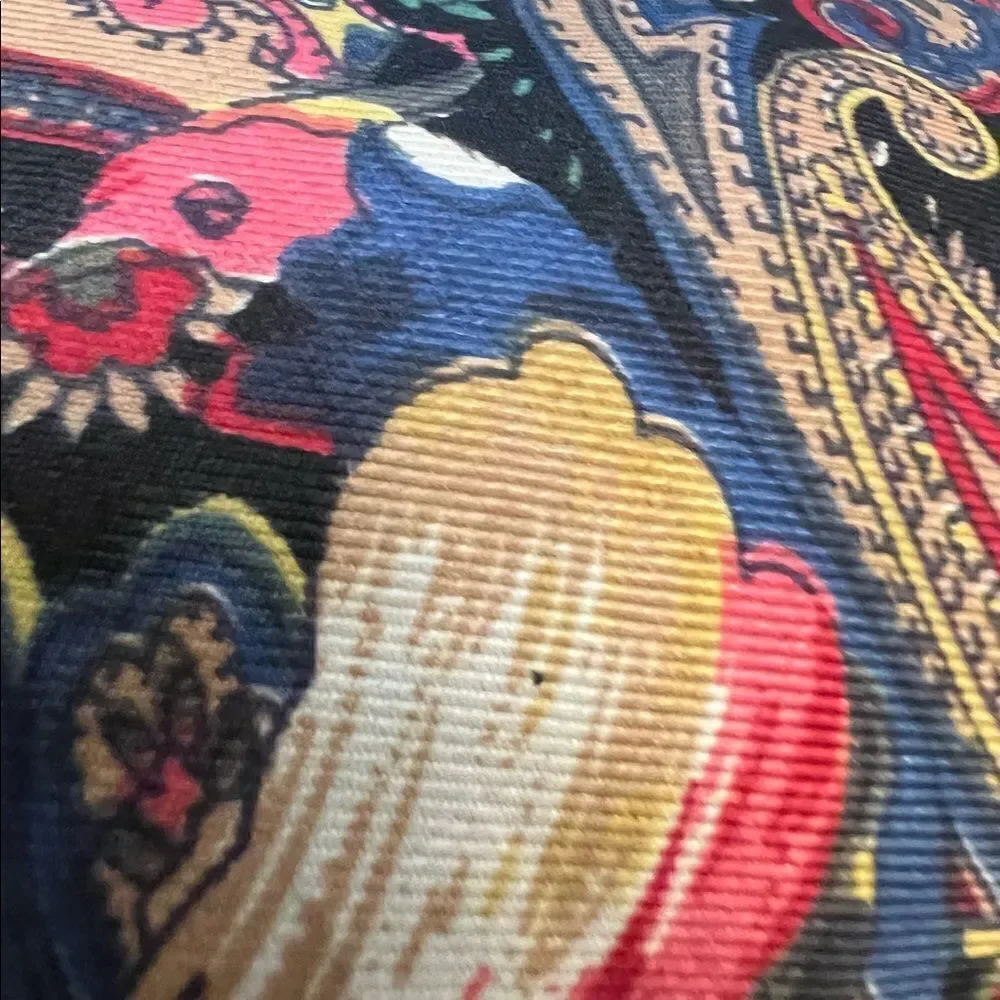 Beautiful vintage Women’s Sunkyung Sa bird Paisley Vtg SILK Scarf